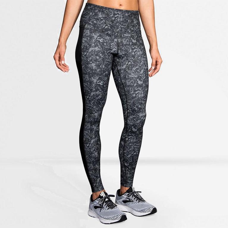 Brooks Greenlight Running Leggings Dam 269403-KFQ Grå